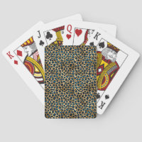 Blue and Gold Leopard Series Design 4