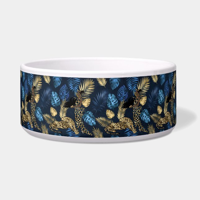 Blue and Gold Leopard Series Design 8 (Front)