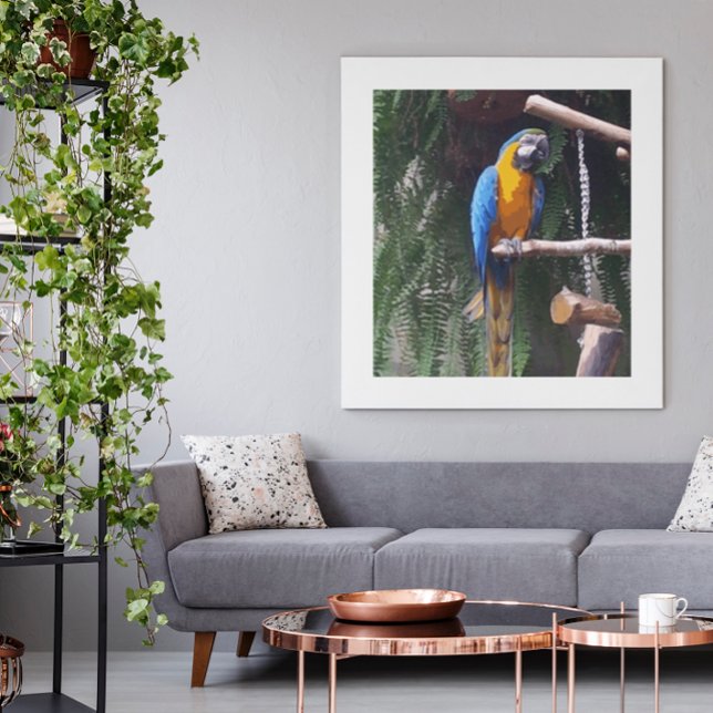 Blue and Gold Macaw Bird Photo Print (Creator Uploaded)