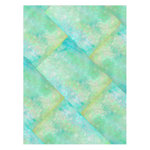 Blue and Green Abstract Art Tablecloth