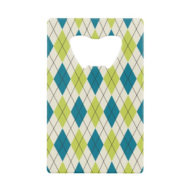 Blue And Green Argyle (Front)