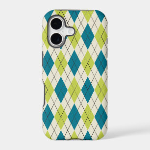 Blue And Green Argyle