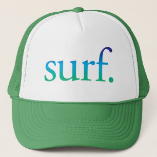 Blue and Green Beach Surf Tropical California Hat