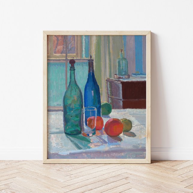 Blue and Green Bottles and Oranges | Spencer Gore Poster (Creator Uploaded)