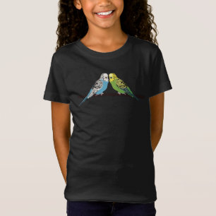 Blue and Green Budgies T-Shirt