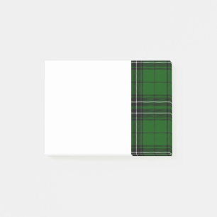 Blue and Green Clan MacLean Tartan Post-it Notes