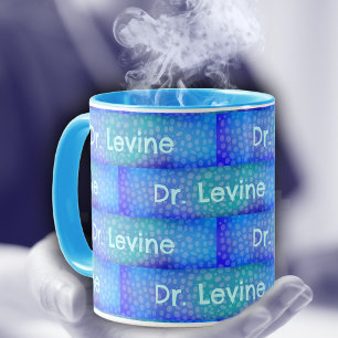 Blue and Green Doctor Day Mug