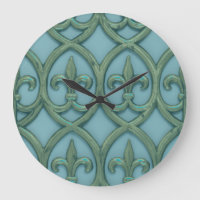 Blue And Green Fleur-de-lis