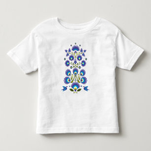 Blue and green Folk Toddler T-Shirt