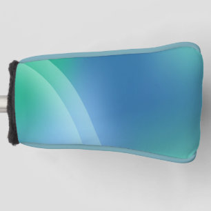 Blue and Green gradient Putter Golf Head Cover