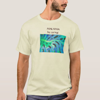 Blue and Green Monstera T-Shirt