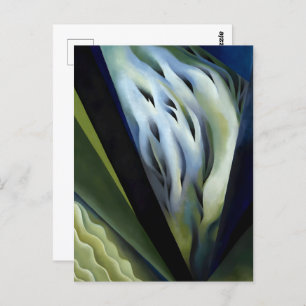 Blue and Green Music by Georgia O'Keeffe Postcard