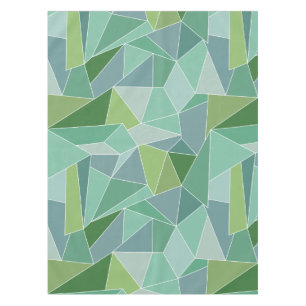 Blue and Green Sea Glass Table Cloth