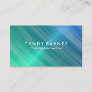Blue and Green Sheen Business Card