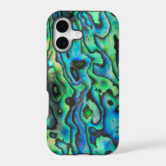 Blue and green shell design phone case