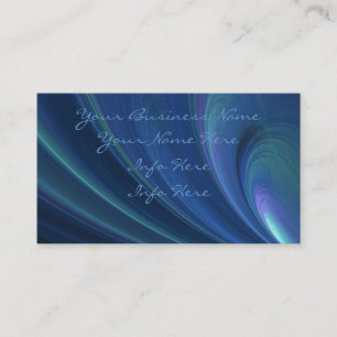 Blue And Green Soft Sand Waves Business Card