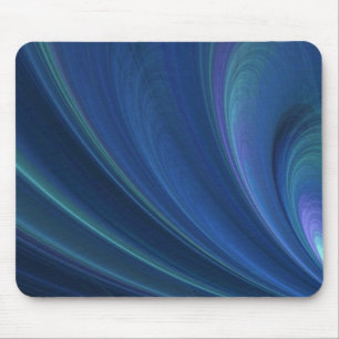 Blue And Green Soft Sand Waves Mouse Mat