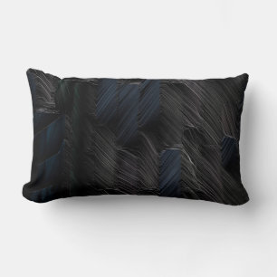 Blue and green sticks on blue plastic container lumbar cushion