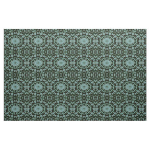 Blue and Green Swirl Patterned Fabric