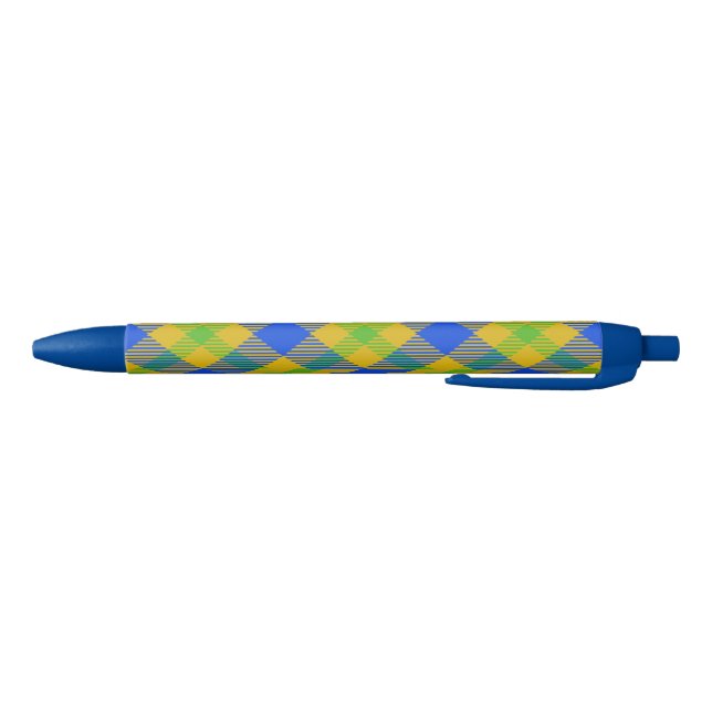 Blue And Green Tartan Pen (Bottom)