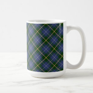 Blue and Green Tartan Plaid Mug