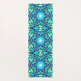 Blue and Green Yoga Mat