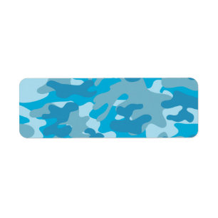 Blue and Grey Camo Design