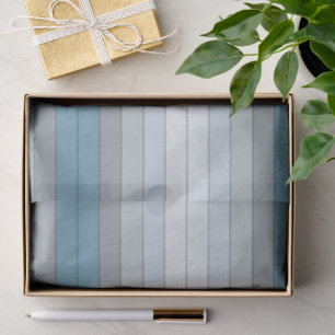 Blue And Grey Colour Stripes On Watercolor Paper