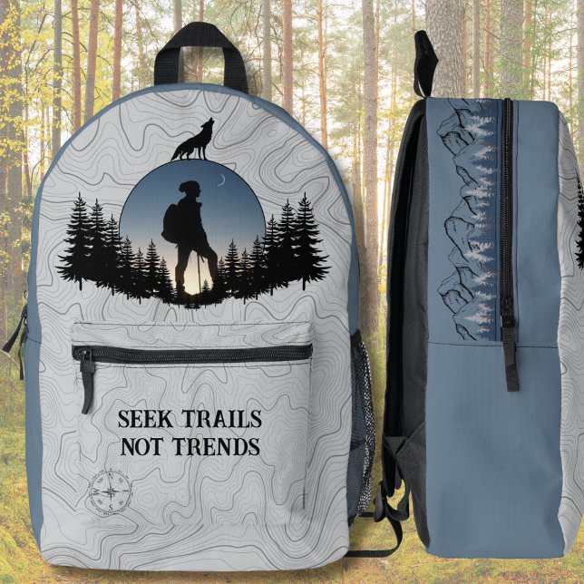Blue and Grey Explorer Hiking Trail Pack (Wilderness Explorer Hiking Trail Pack)