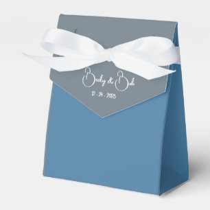  Blue And Grey Favour Box