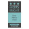 Blue and Grey Merry and Bright Stars Photo