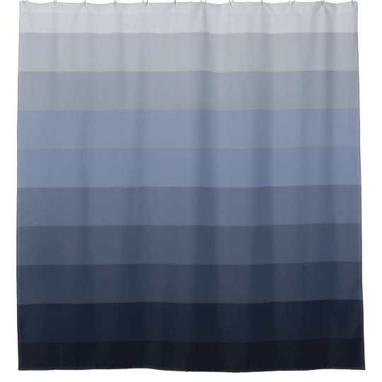 Blue And Grey Ocean Colour Palette, Blue Grey Shower Curtain