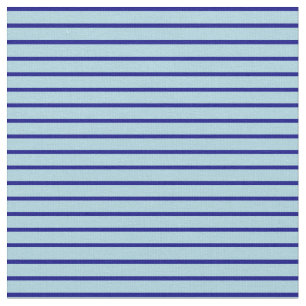 Blue and Light Blue Coloured Pattern of Stripes Fabric