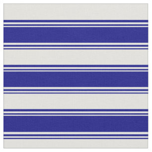 Blue and Light Cyan Stripes Pattern Fabric
