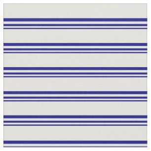 Blue and Light Yellow Stripes/Lines Pattern Fabric