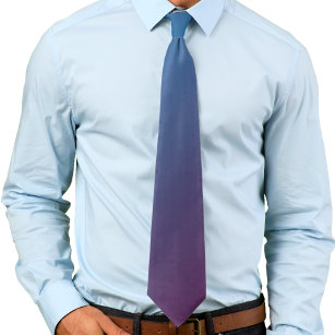 Blue and Magenta Ombré Gradient Tie