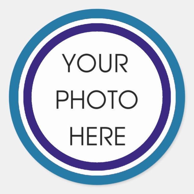 Blue and Navy Template Stickers (Front)