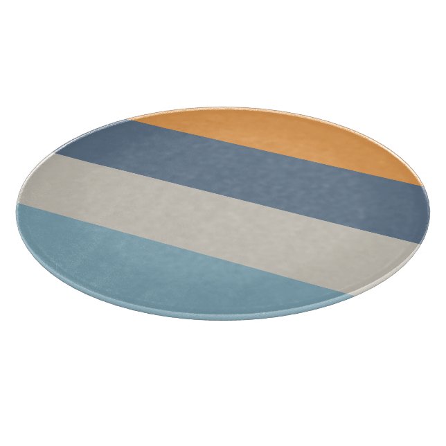 Blue and Orange Cutting Board (Corner)