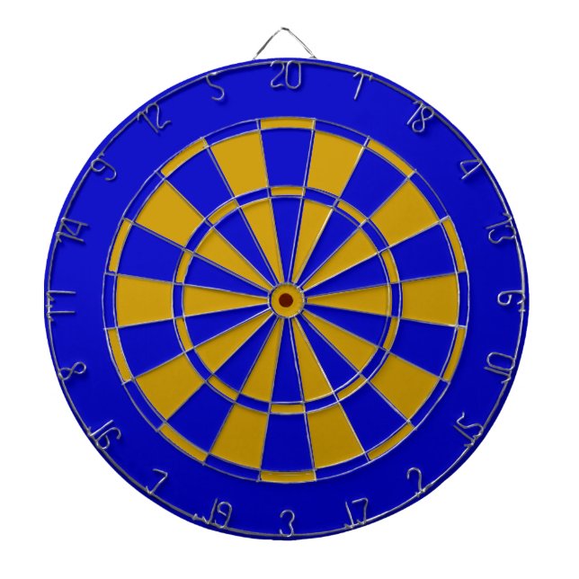 Blue and orange dartboard (Front)
