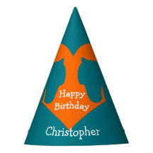 Blue and Orange Personalised Horse