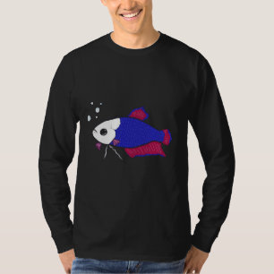 Blue And Pink Betta Fish T-Shirt