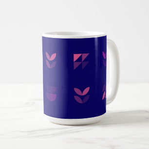 Blue and Pink Coffee Mug