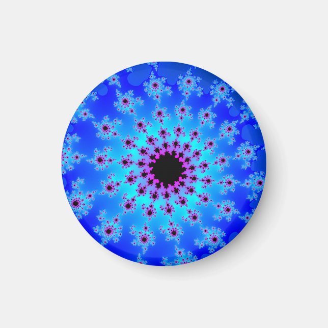 Blue and Pink Eye Magnet (Front)