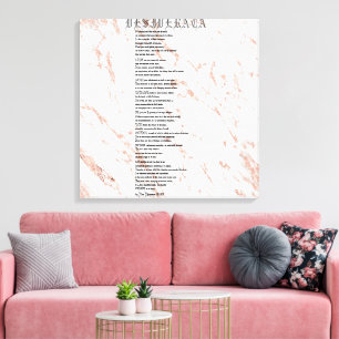 Blue and Pink Floral and Lace Canvas Print