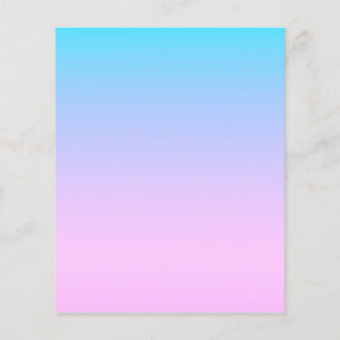 Blue and pink gradient background flyer