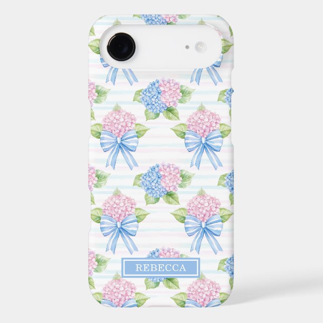 Blue and Pink Hydrangeas  (Back)
