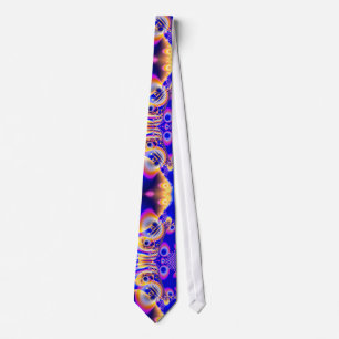 Blue and Pink Music Tie