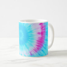 Blue and Pink Tie Dye