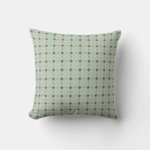Blue and Plum Squared MOJO Pillow