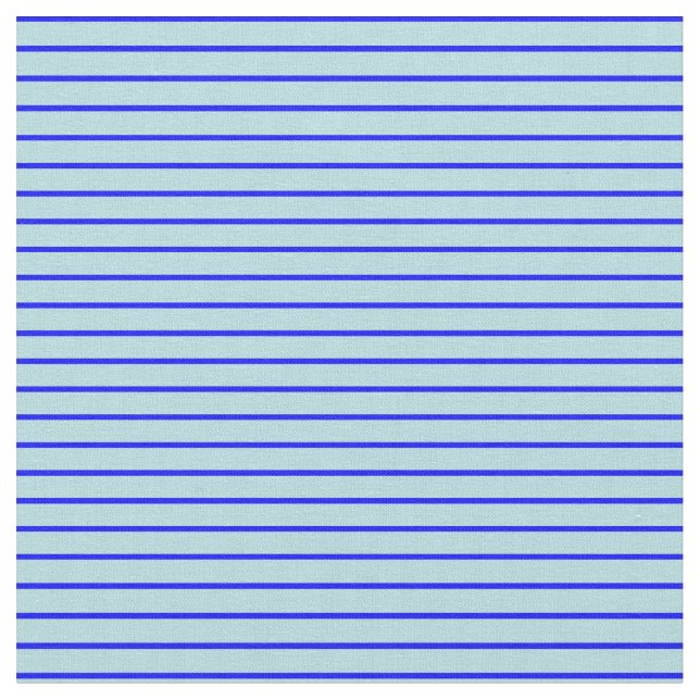 Blue and Powder Blue Coloured Stripes Fabric (Close Up)